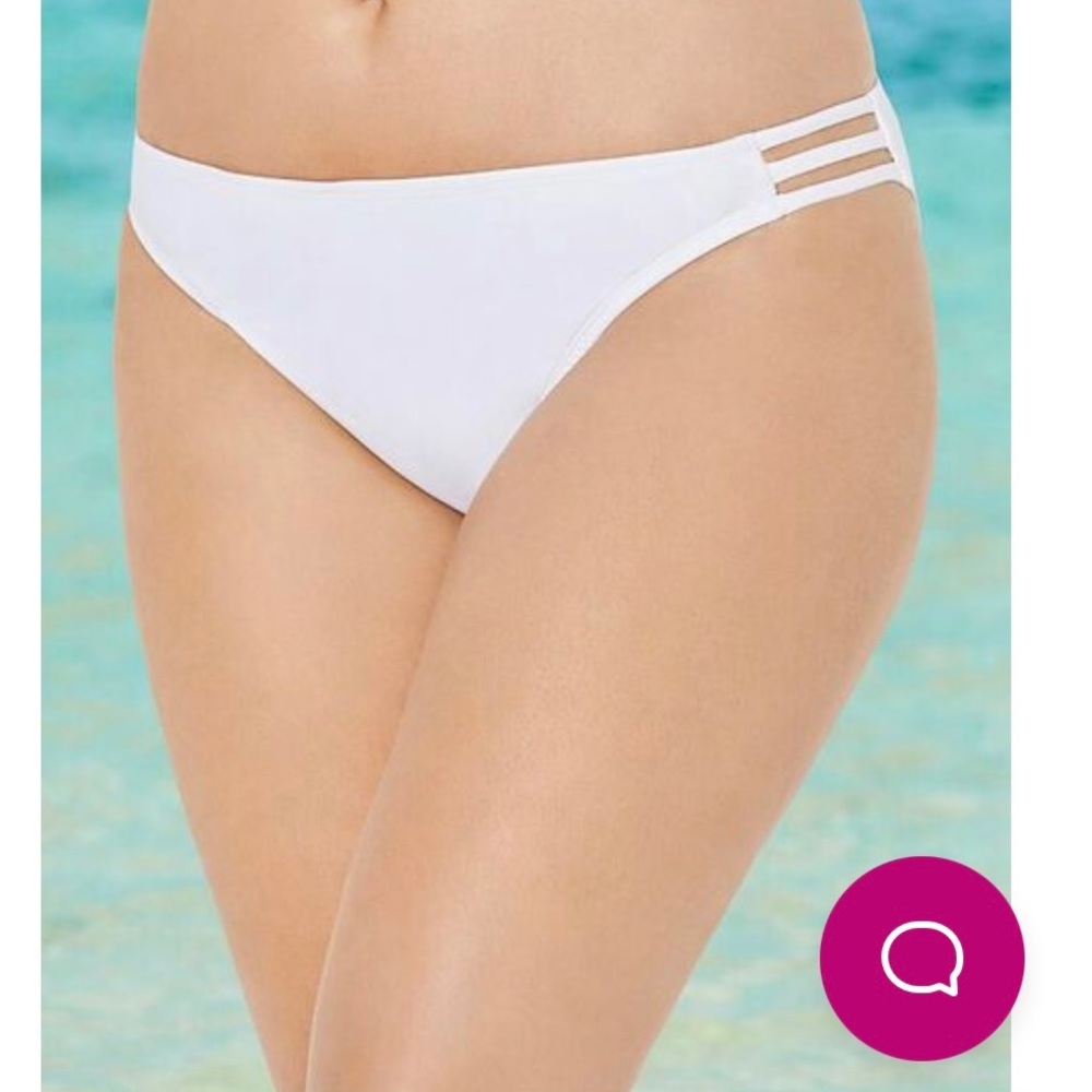 NWT Triple String Swim Brief White Size 20